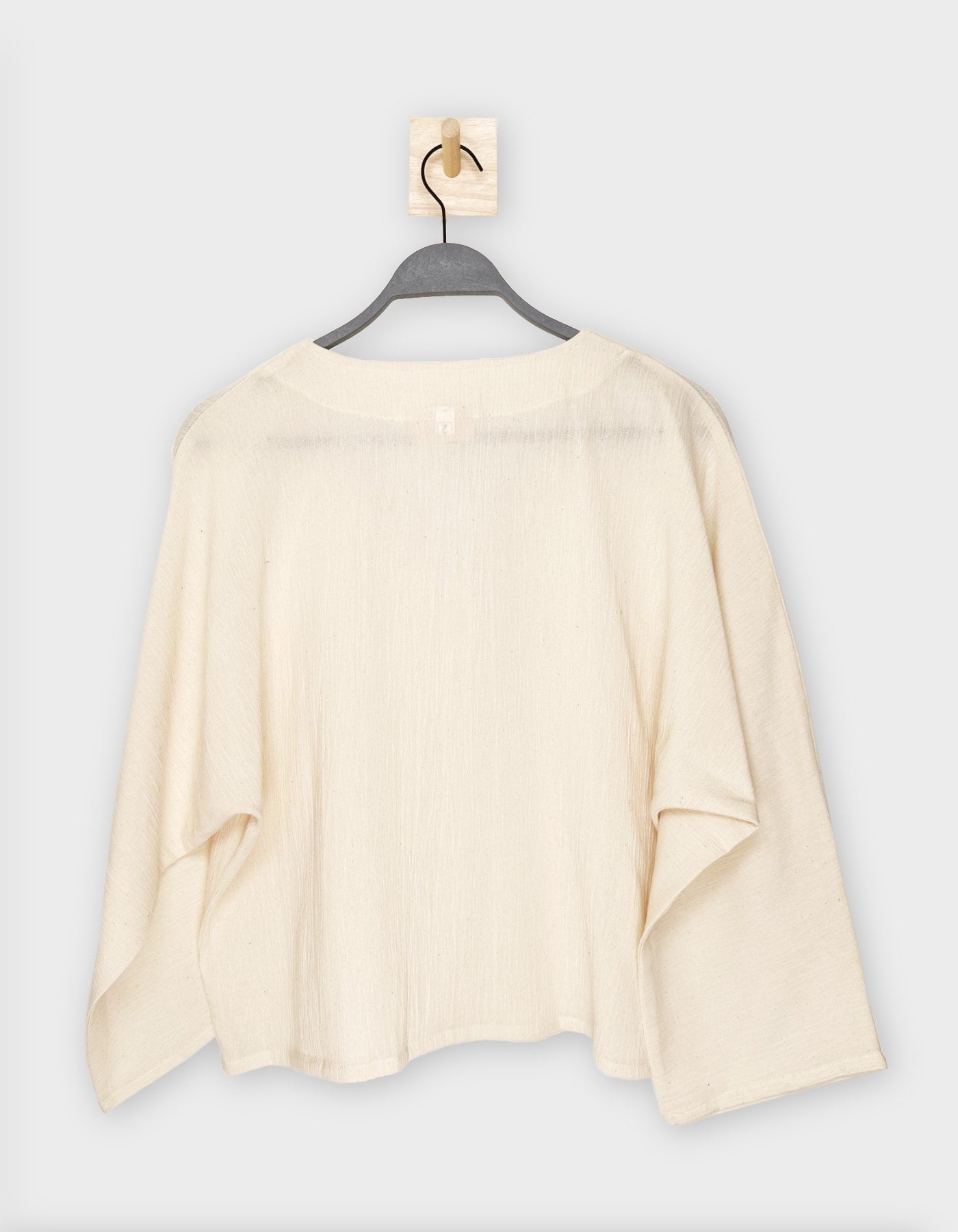 Relaxed Fit Shirt - Back - Linen / Beige