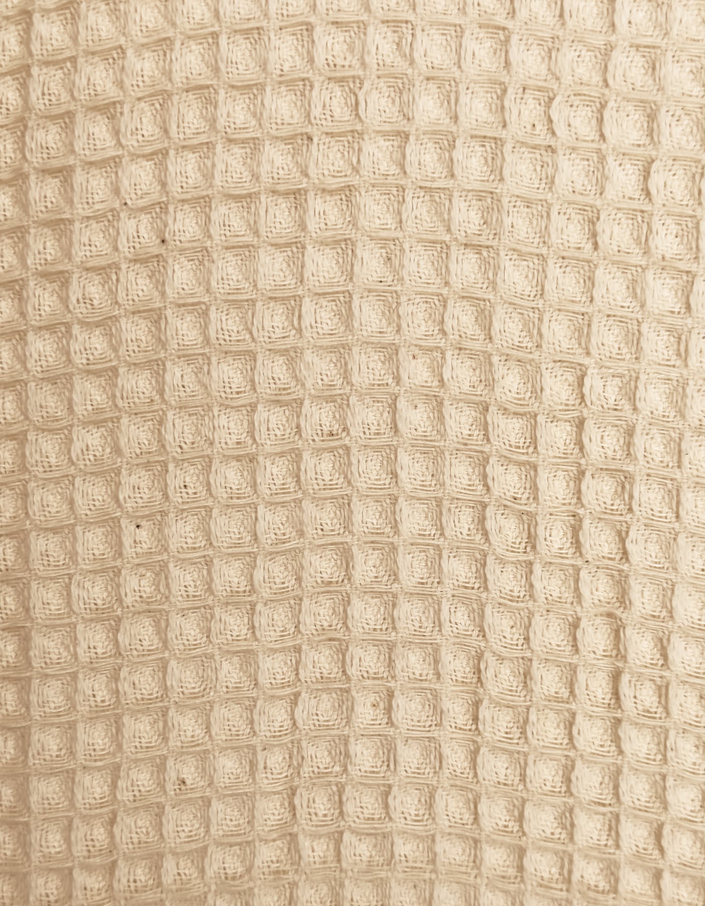Relaxed Fit Shirt - Detail - Waffle / Beige