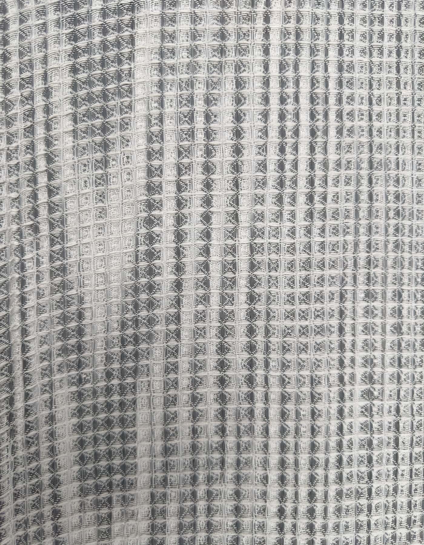 Relaxed Fit Shirt - Detail - Waffle / Gray