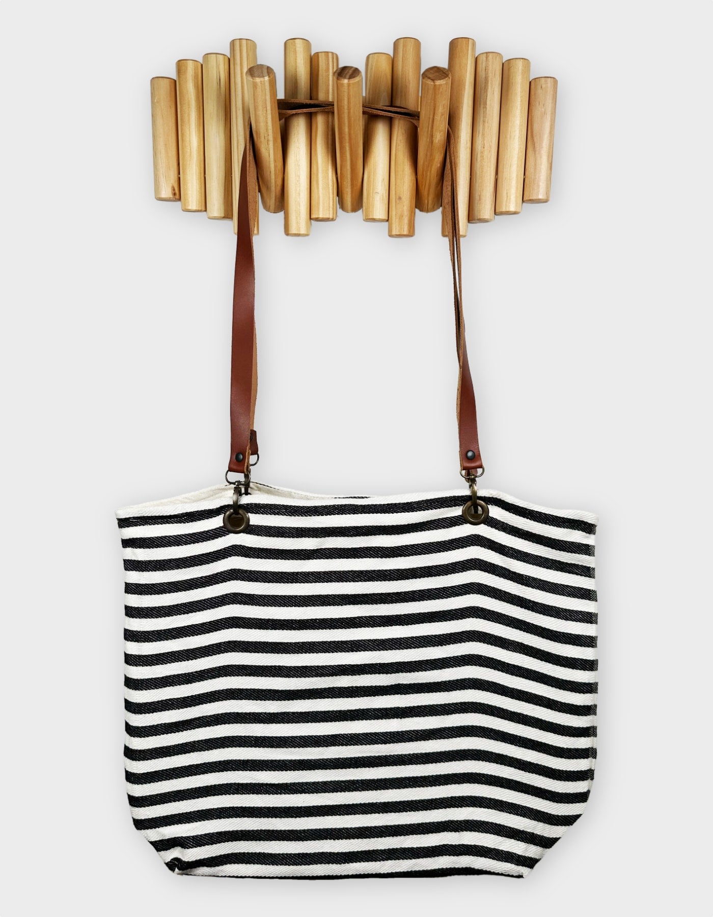 Oversized Shoulder Bag - Zebra